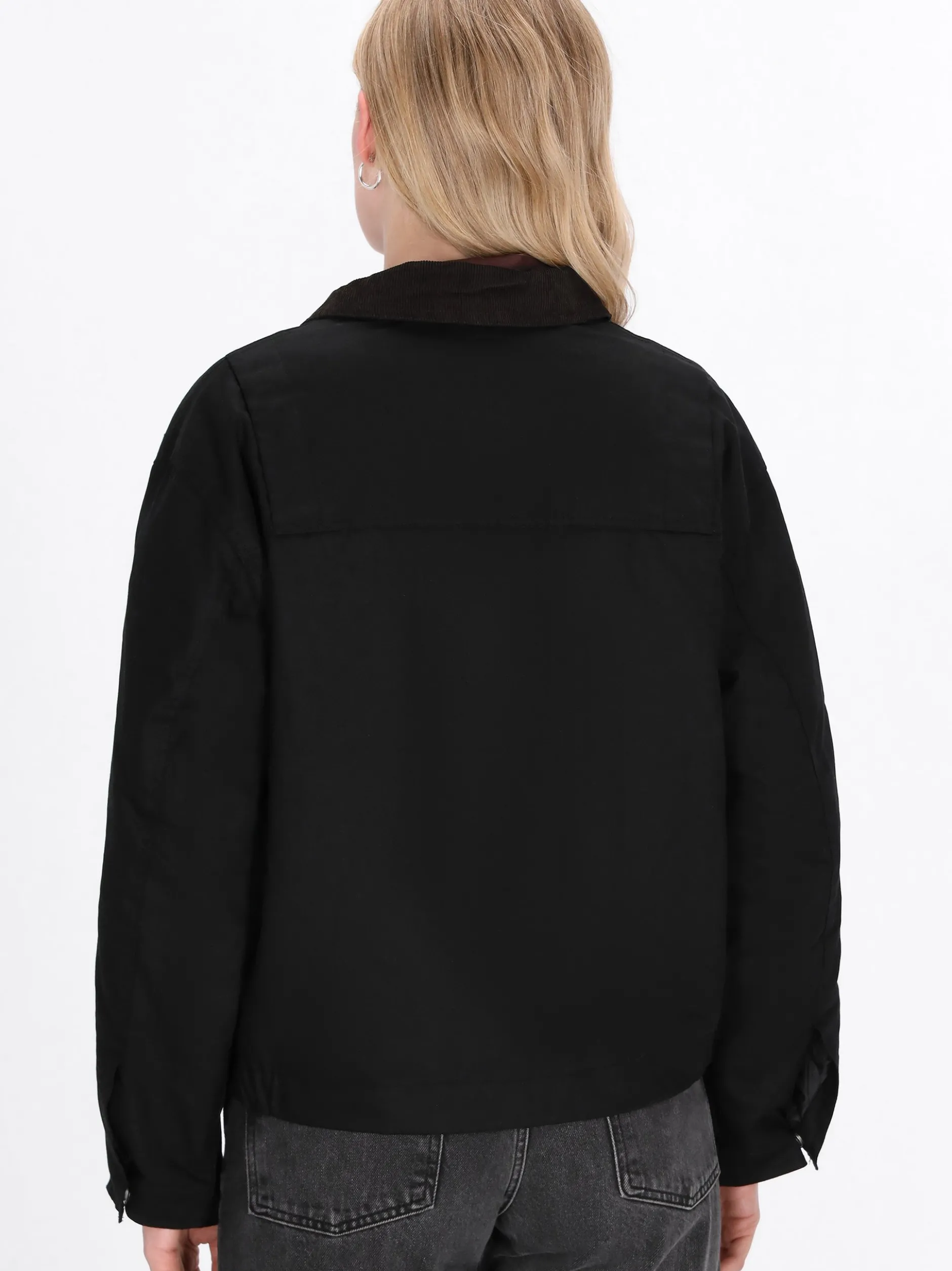 Dreimaster Damen Jacke in schwarz
