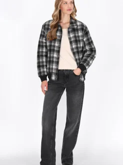 Dreimaster Damen Jacke in schwarz