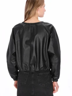 Dreimaster Damen Jacke in schwarz