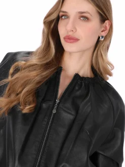 Dreimaster Damen Jacke in schwarz