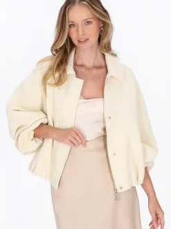 Dreimaster Damen Jacke in weiß