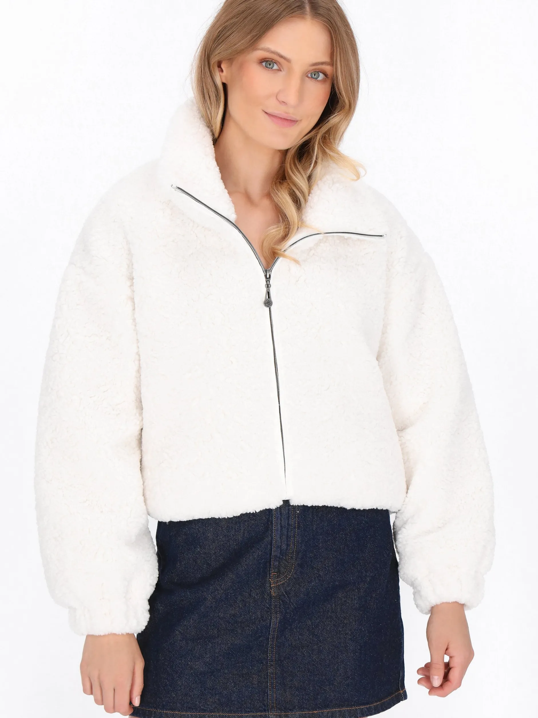 Dreimaster Damen Jacke in weiß