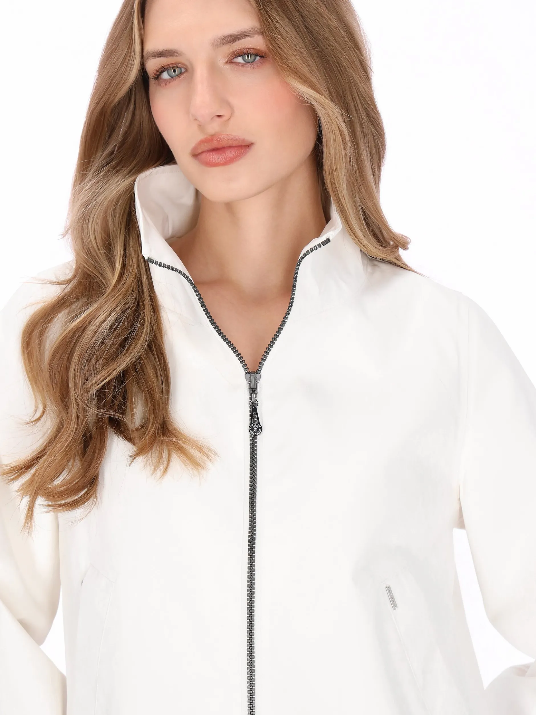Dreimaster Damen Jacke in weiß
