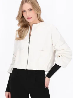 Dreimaster Damen Jacke in weiß