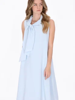 Dreimaster Damen Kleid in hellblau - Länge: mittel