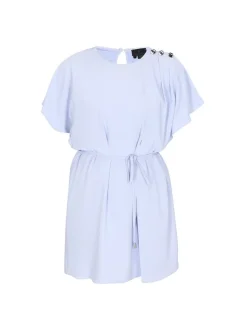 Dreimaster Damen Kleid in hellblau - Länge: mittel