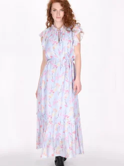 Dreimaster Damen Kleid in hellblau - Länge: mittel