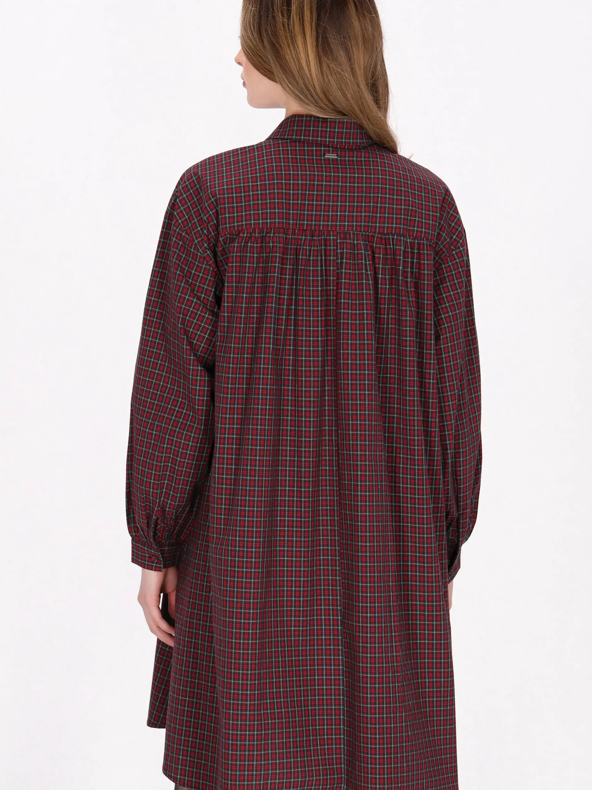 Dreimaster Damen Kleid in rot - Länge: mittel