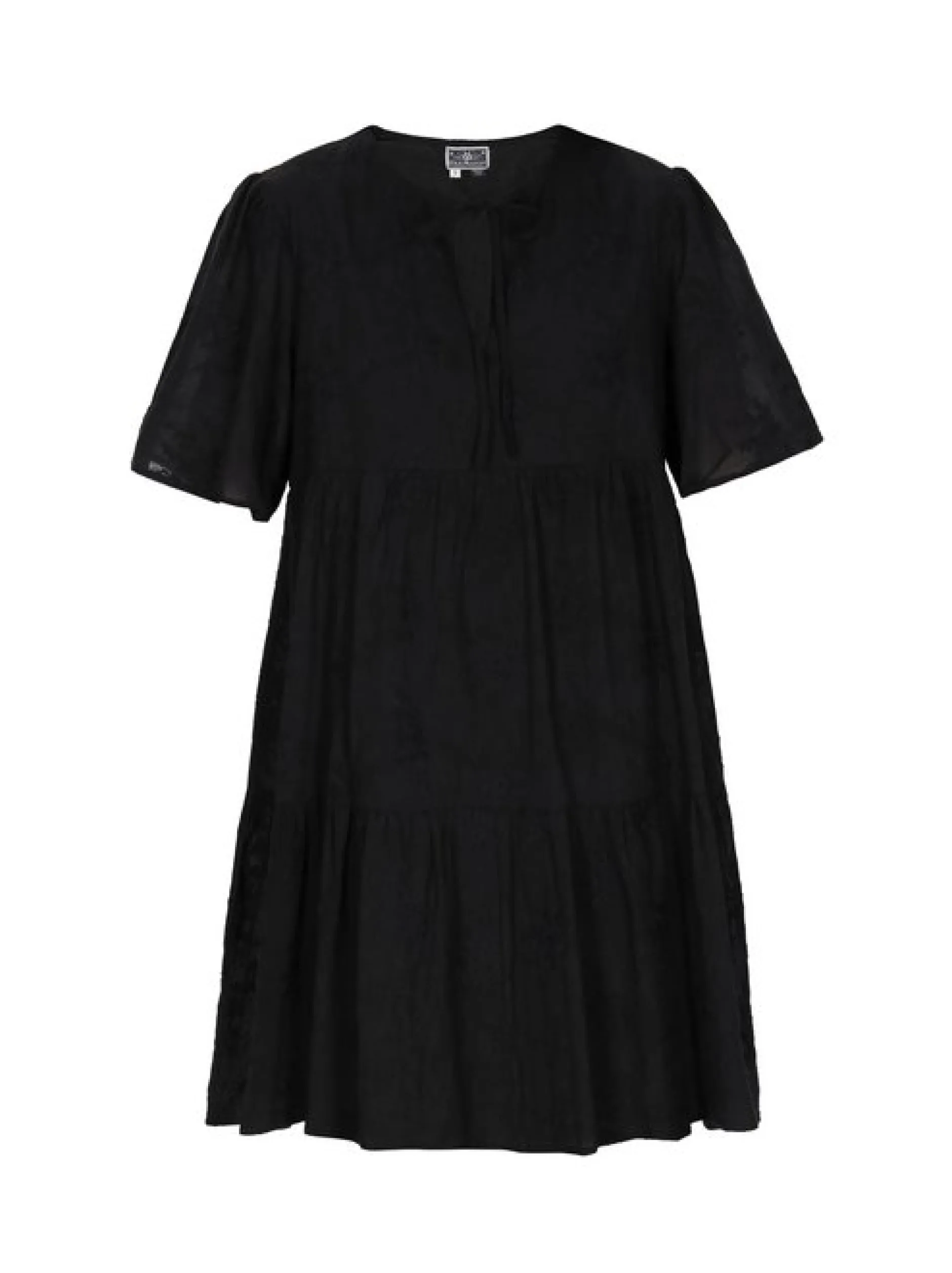 Dreimaster Damen Kleid in schwarz - Länge: mittel
