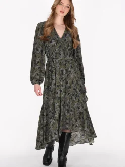 Dreimaster Damen Kleid in schwarz - Länge: mittel
