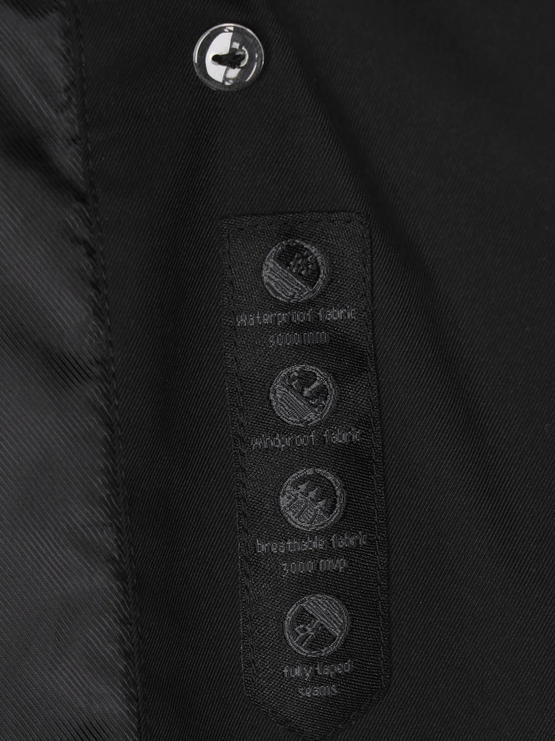 Dreimaster Damen Mantel in schwarz