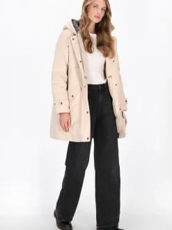 Dreimaster Damen Parka in beige