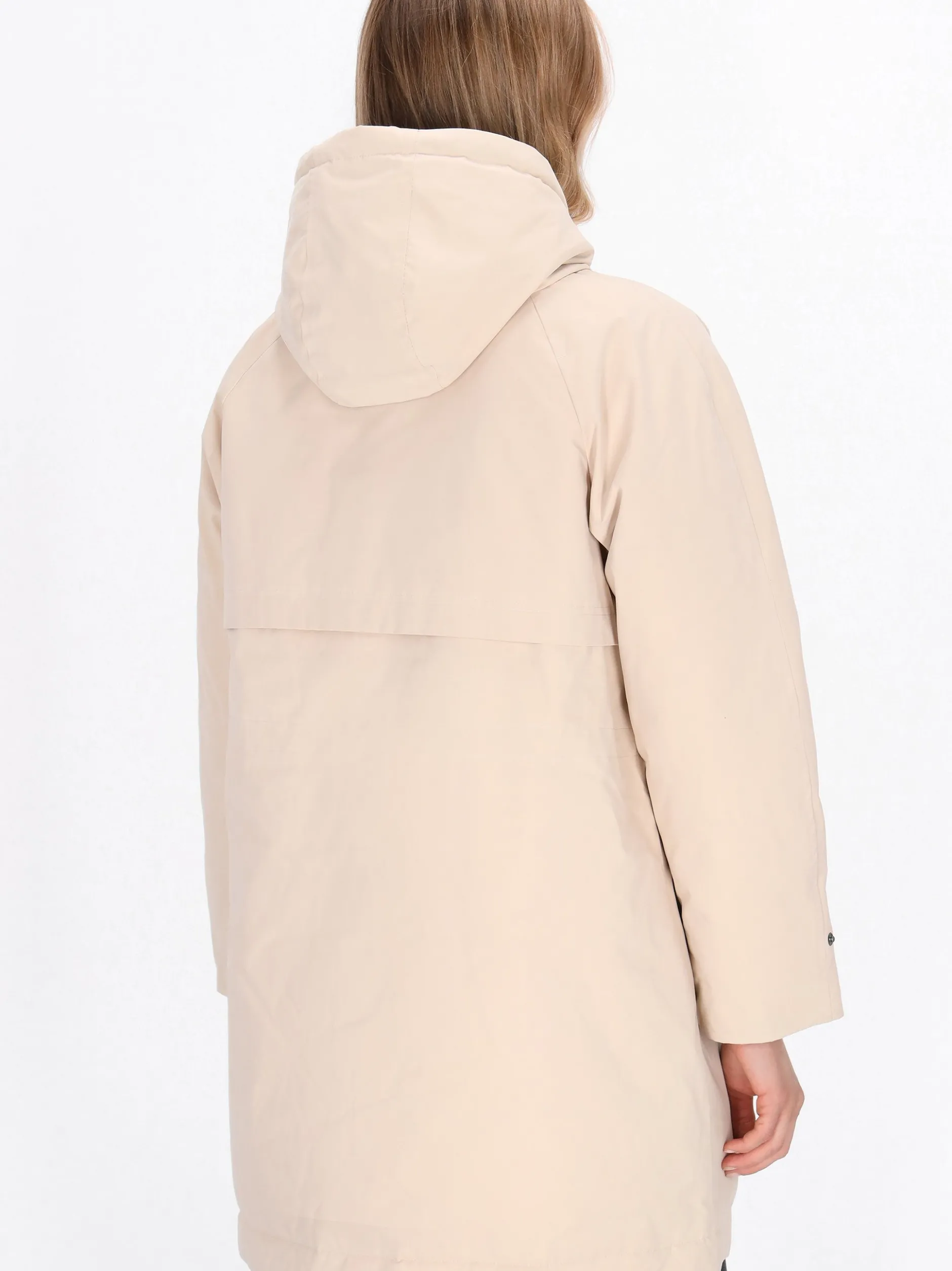 Dreimaster Damen Parka in beige
