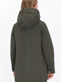 Dreimaster Damen Parka in oliv