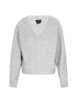Dreimaster Damen Pullover in grau