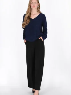 Dreimaster Damen Pullover in marine