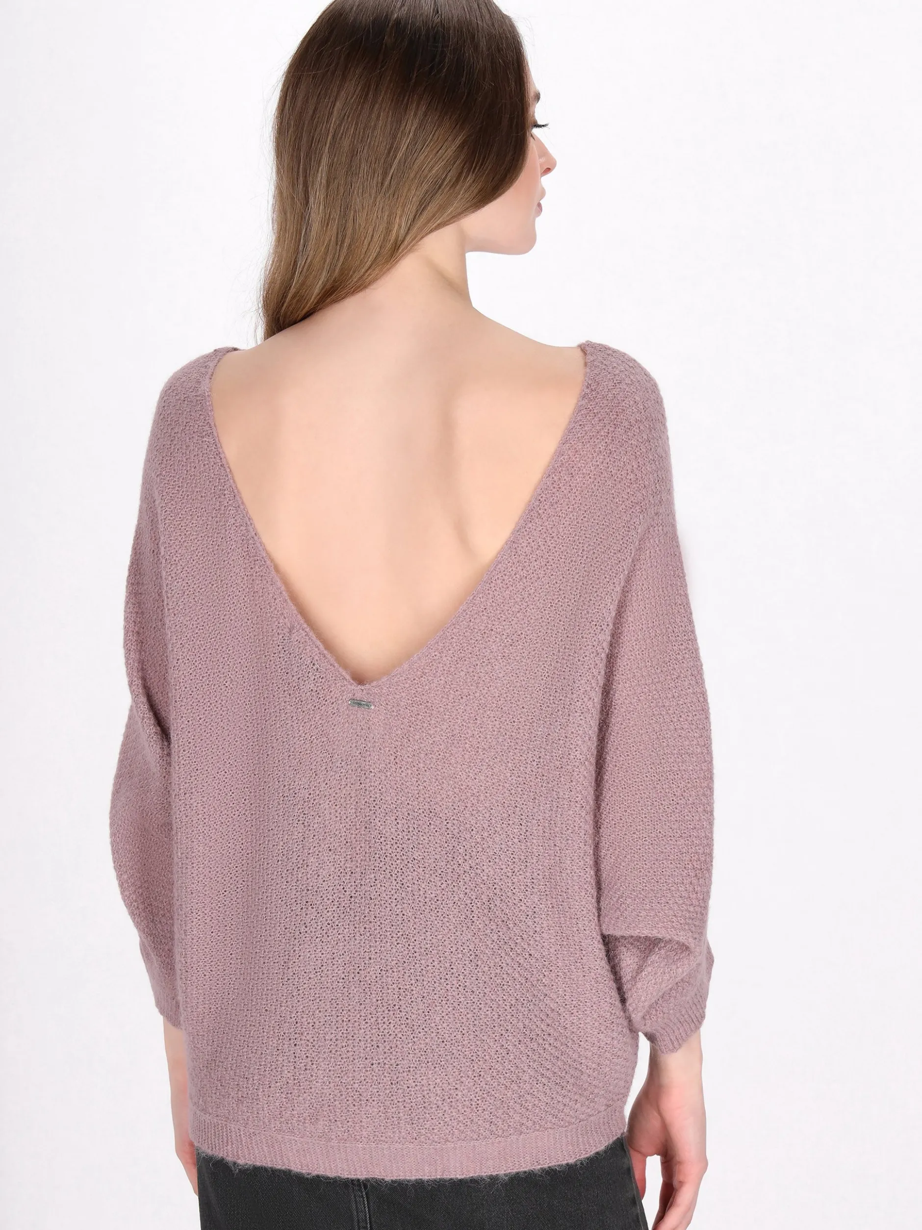 Dreimaster Damen Pullover in altrosa