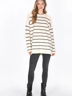 Dreimaster Damen Pullover in beige