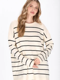 Dreimaster Damen Pullover in beige