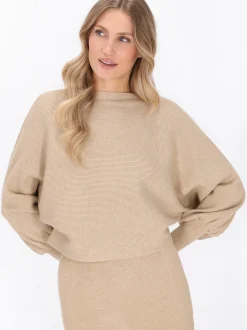 Dreimaster Damen Pullover in beige