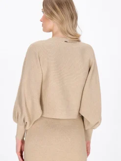 Dreimaster Damen Pullover in beige