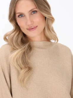 Dreimaster Damen Pullover in beige