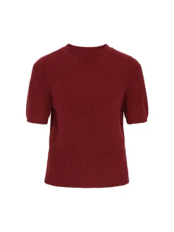 Dreimaster Damen Pullover in bordeaux