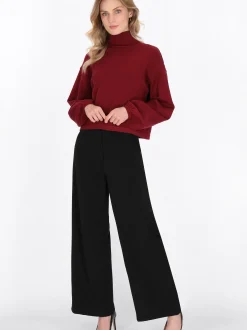 Dreimaster Damen Pullover in bordeaux