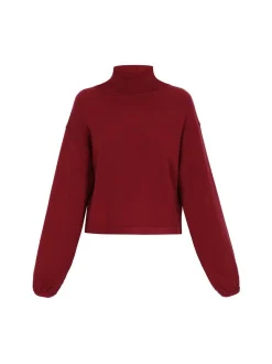 Dreimaster Damen Pullover in bordeaux