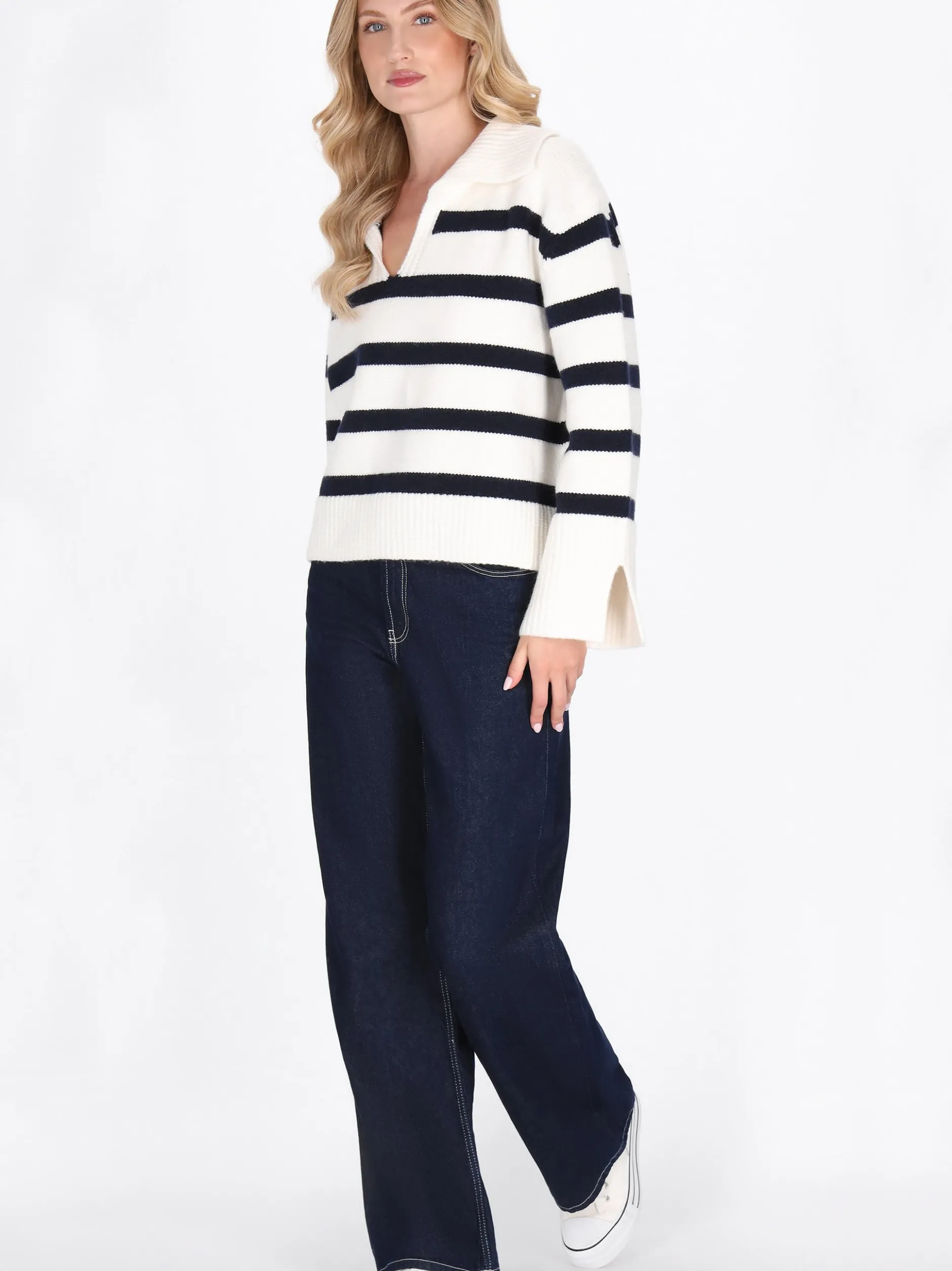 Dreimaster Damen Pullover in ecru
