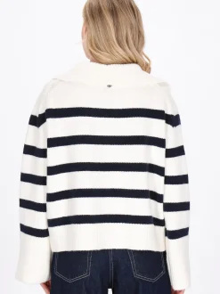 Dreimaster Damen Pullover in ecru