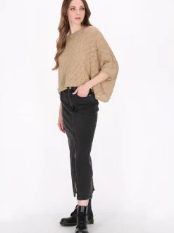 Dreimaster Damen Pullover in ecru