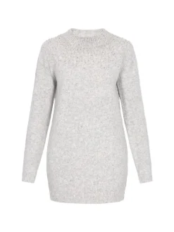 Dreimaster Damen Pullover in grau
