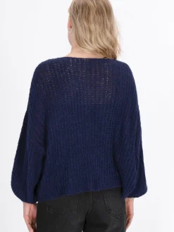 Dreimaster Damen Pullover in marine