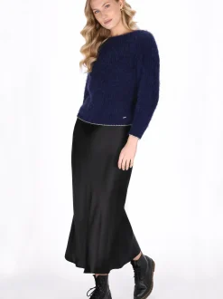 Dreimaster Damen Pullover in marine