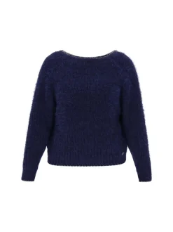 Dreimaster Damen Pullover in marine