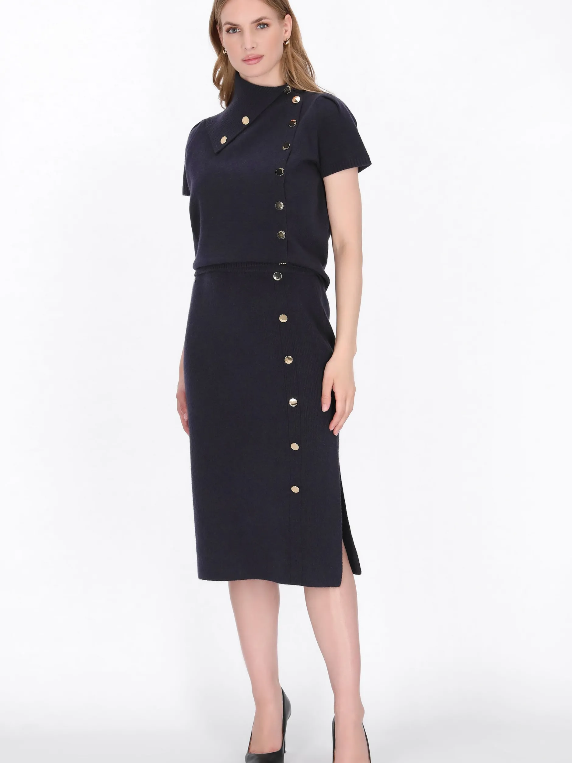 Dreimaster Damen Pullover in marine