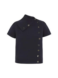 Dreimaster Damen Pullover in marine