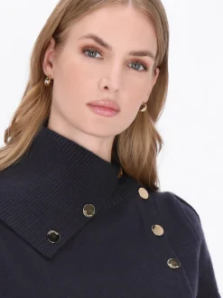 Dreimaster Damen Pullover in marine
