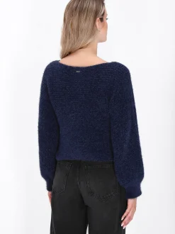 Dreimaster Damen Pullover in marine