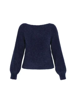 Dreimaster Damen Pullover in marine