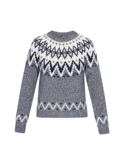 Dreimaster Damen Pullover in marine