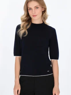 Dreimaster Damen Pullover in marine