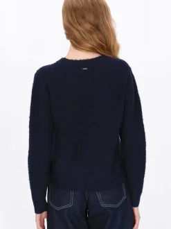 Dreimaster Damen Pullover in marine