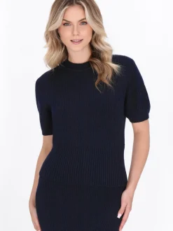 Dreimaster Damen Pullover in marine