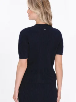 Dreimaster Damen Pullover in marine