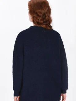 Dreimaster Damen Pullover in marine