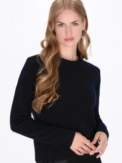 Dreimaster Damen Pullover in marine