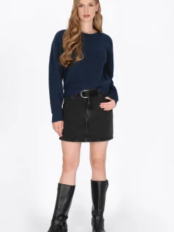 Dreimaster Damen Pullover in marine