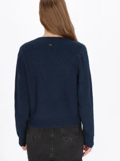 Dreimaster Damen Pullover in marine